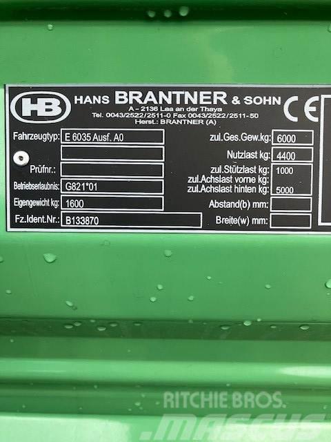 Brantner E 6035 EURO-Line Balya römorklari