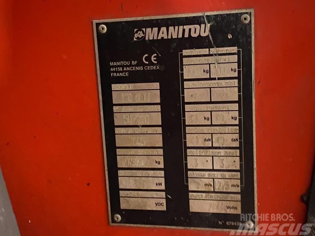 Manitou 120 AET J Körüklü personel platformları
