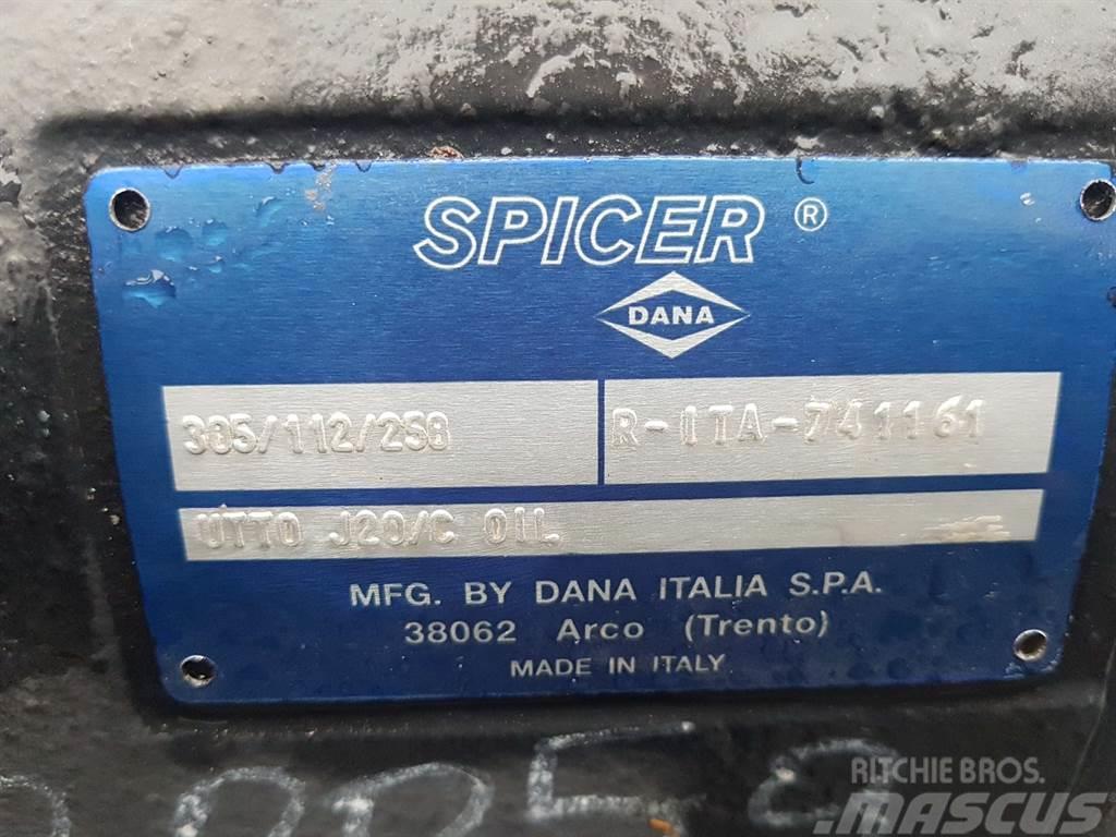 Fantuzzi SF60-EF1200-Spicer Dana 305/112/258-Axle/Achse/As Akslar
