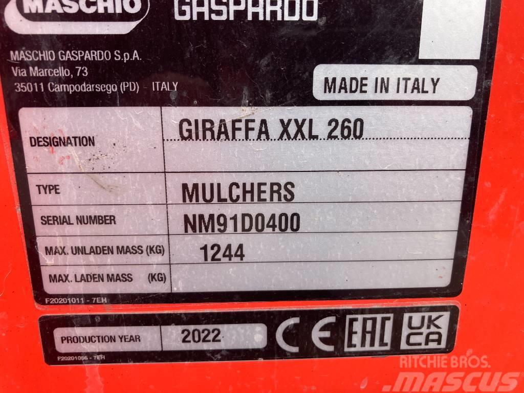 Maschio Giraffa 260 XXL HD Hasat makineleri