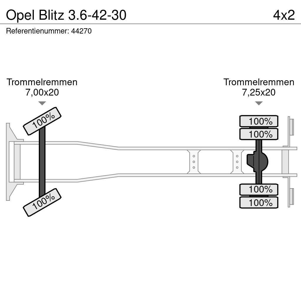 Opel Blitz 3.6-42-30 Flatbed kamyonlar