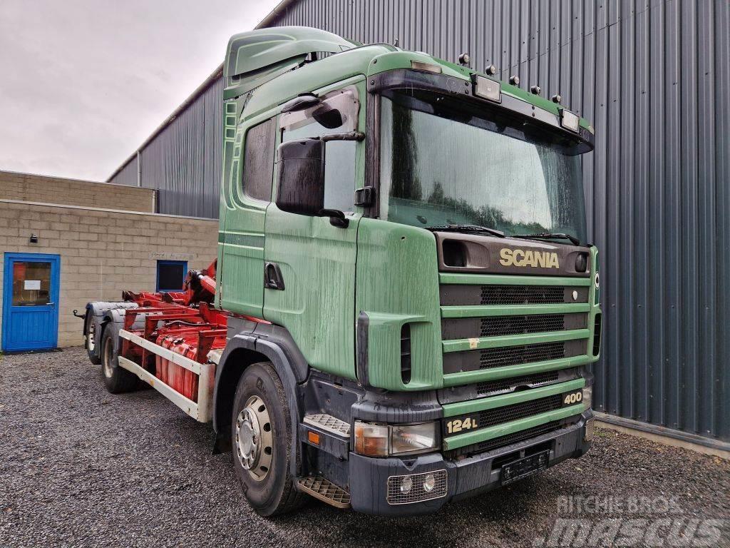 Scania R124-400 6x2 / FREINS TAMBOURS / DRUM BRAKES Vinçli kamyonlar