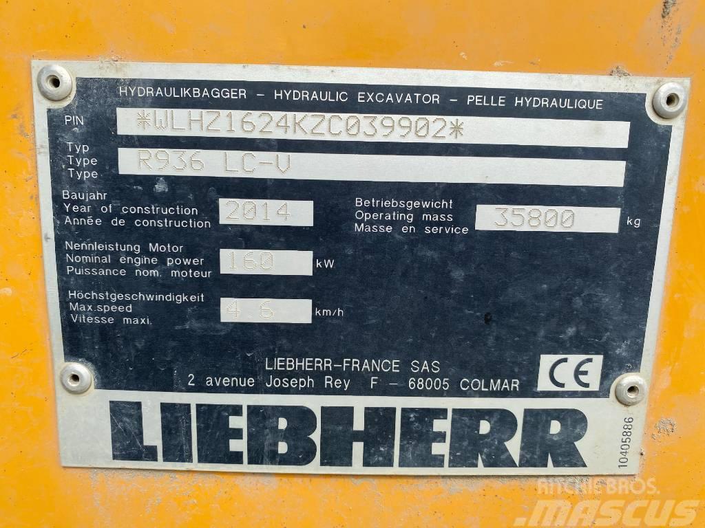 Liebherr R 936 LC Paletli ekskavatörler