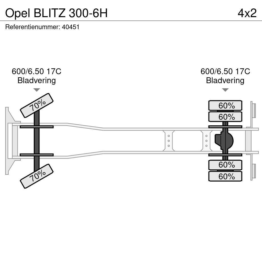 Opel BLITZ 300-6H Flatbed kamyonlar