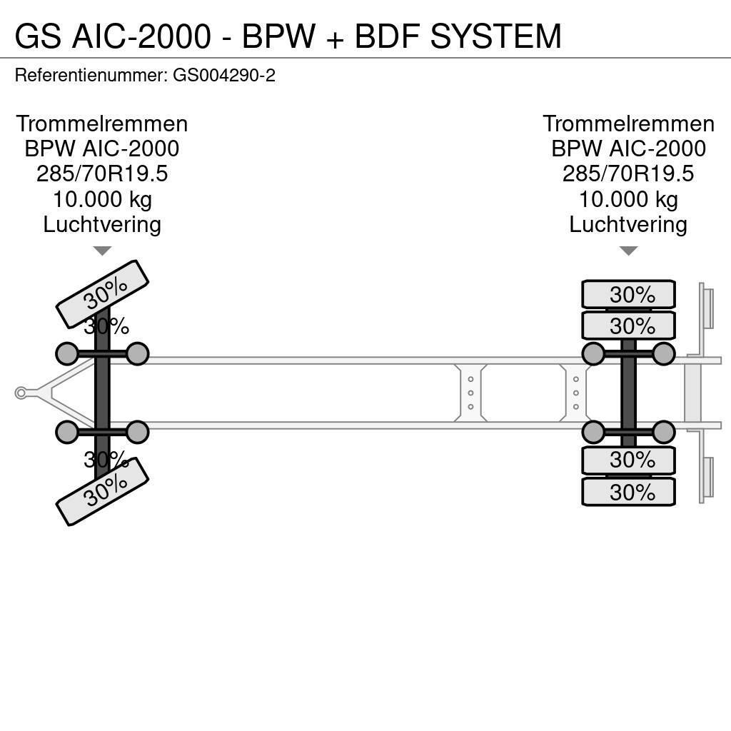 GS AIC-2000 - BPW + BDF SYSTEM Çekiciler, konteyner