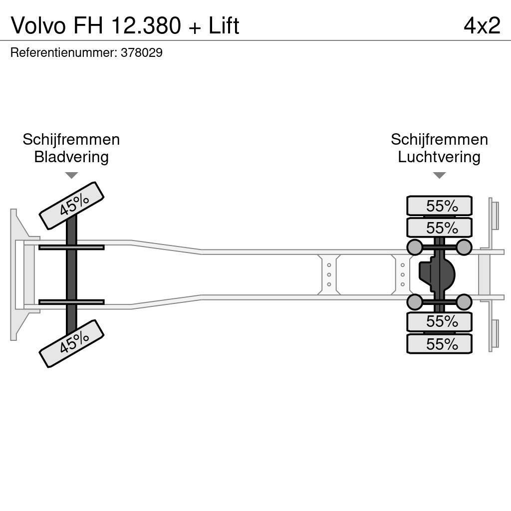 Volvo FH 12.380 + Lift Hayvan nakil kamyonlari