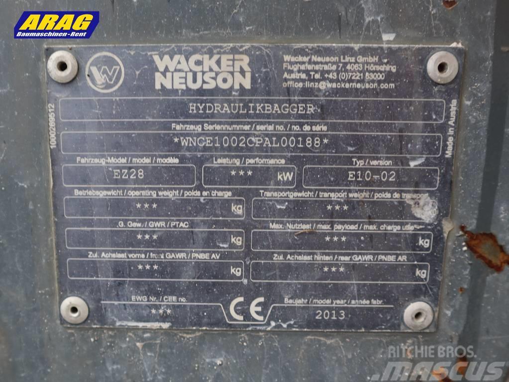 Wacker Neuson EZ 28 Paletli ekskavatörler