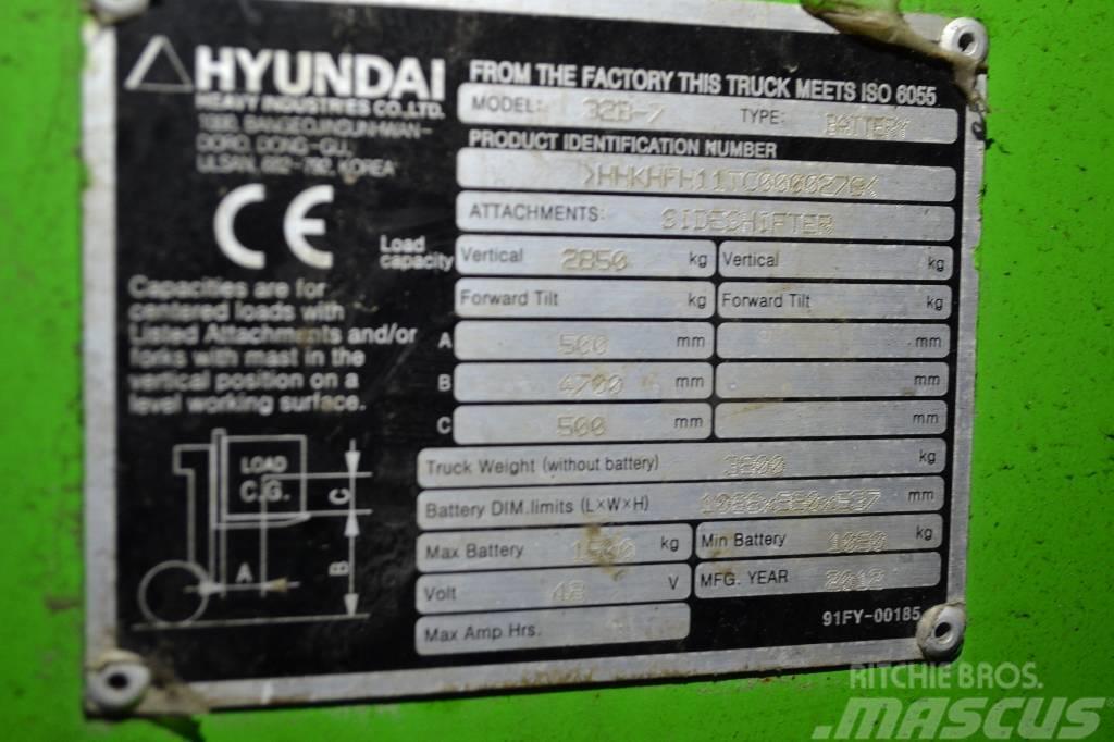 Hyundai 32 B-7 Elektrikli forkliftler