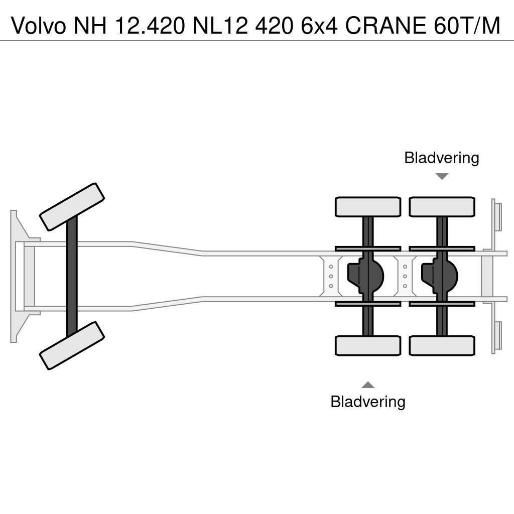 Volvo NH 12.420 NL12 420 6x4 CRANE 60T/M Yol-Arazi Tipi Vinçler (AT)