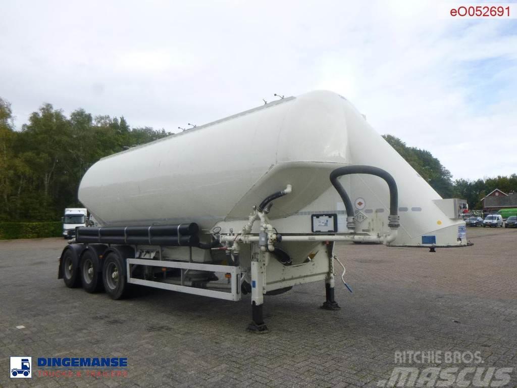 Feldbinder Powder tank alu 40 m3 / 1 comp Tanker yari çekiciler