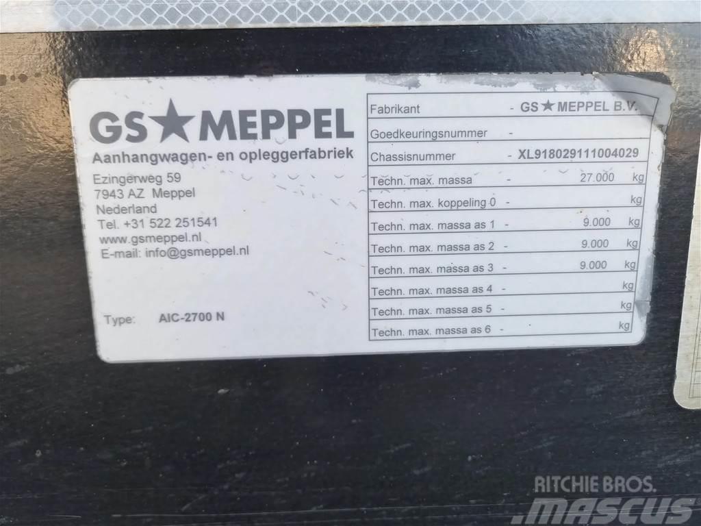 GS Meppel AIC-2700 N container aanhanger Çekiciler, konteyner