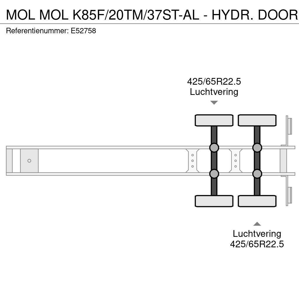 MOL K85F/20TM/37ST-AL - HYDR. DOOR Damperli çekiciler
