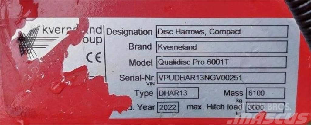 Kverneland Qualidisc Pro 6001 Actipress Twin Diskaro
