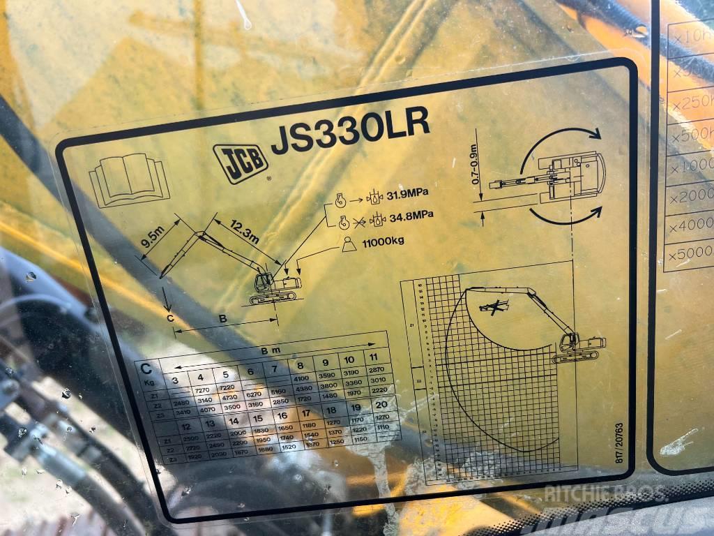JCB Js 330 lr Uzun bomlu ekskavatörler