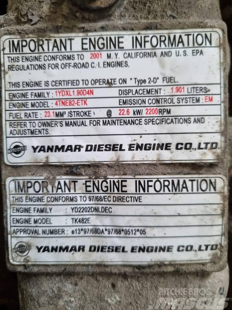 Yanmar DIESEL ENGINE TK482E Motorlar