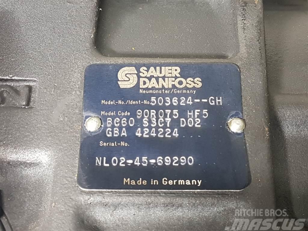 Sauer Danfoss 90R075HF5BC60 - 503624-GH - Drive pump/Fahrpumpe Hidrolik