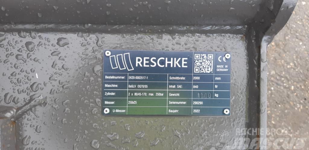 Reschke Grabenräumlöffel OQ70/55-2000mm A#5842 Beko kepçeleri
