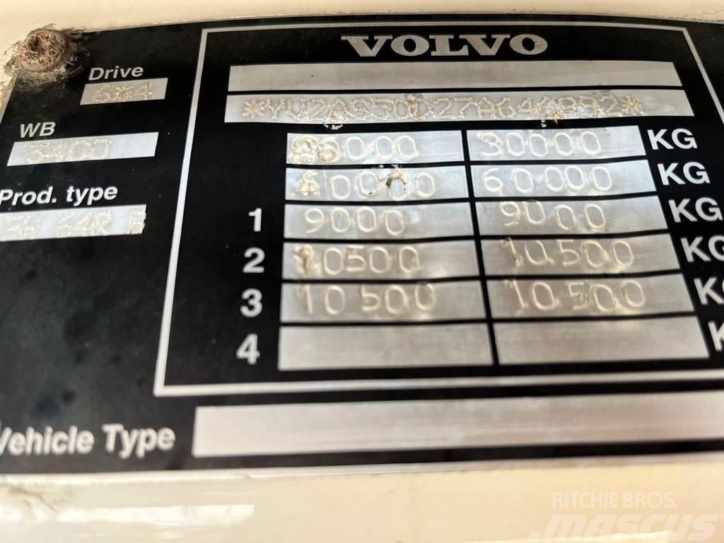 Volvo FH 13 520 6x4 VEB+ / FULL STEEL / BOX L=4560 mm Damperli kamyonlar