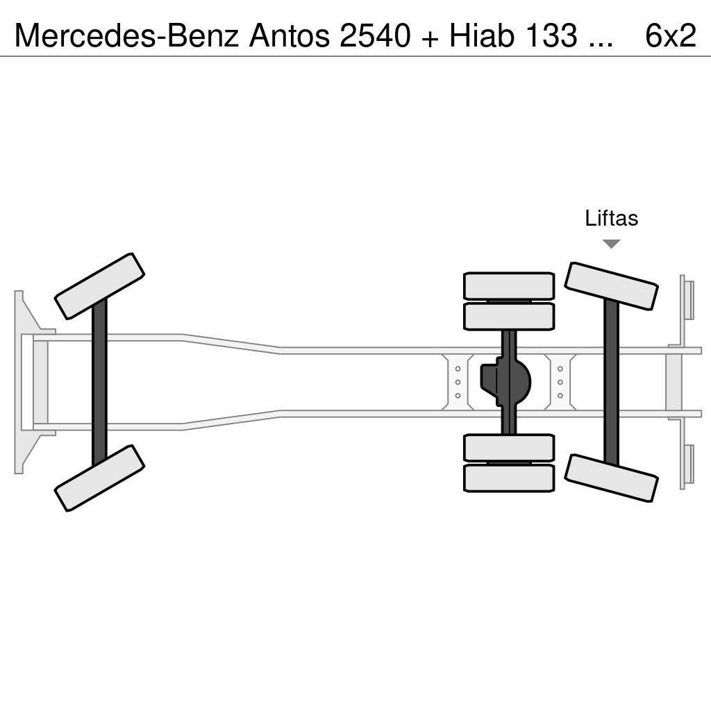 Mercedes-Benz Antos 2540 + Hiab 133 K Pro Hipro Yol-Arazi Tipi Vinçler (AT)