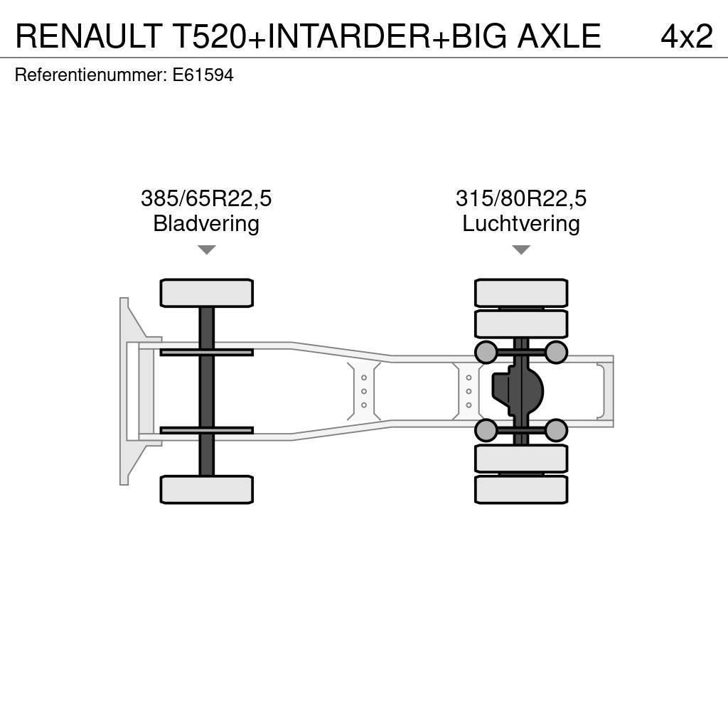 Renault T520+INTARDER+BIG AXLE Çekiciler