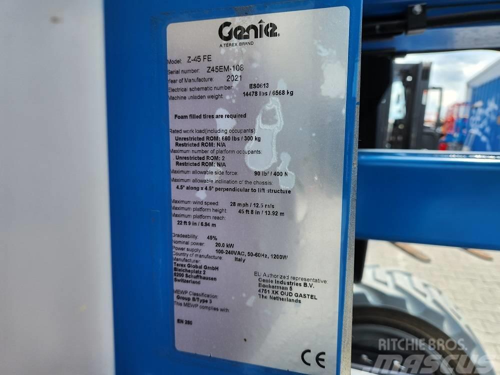 Genie Z45 FE Körüklü personel platformları