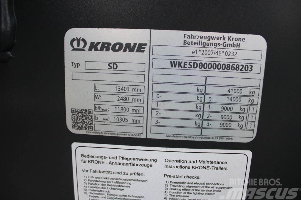 Krone 3x axle + 2x20/30/40/45ft + High Cube + BE APK 07- Konteyner yari çekiciler