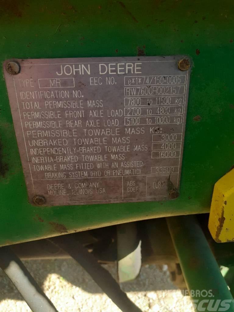 John Deere 7600 Traktörler