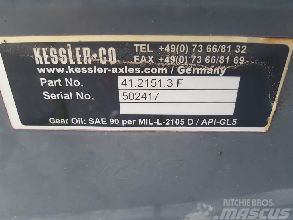 Fuchs MHL320-Kessler+CO 41.2151.3F-Terex 5435661010-Axle Akslar