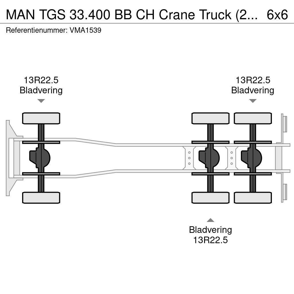 MAN TGS 33.400 BB CH Crane Truck (2 units) Yol-Arazi Tipi Vinçler (AT)