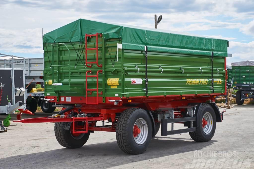 Pronar PT 612 / 12 tones tipping trailer / pallet wide Silo tankeri