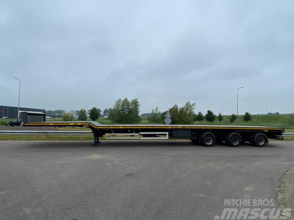 Broshuis 5 AOU-68/3-15 trailer 3 x extendable Windmill Tran Flatbed çekiciler