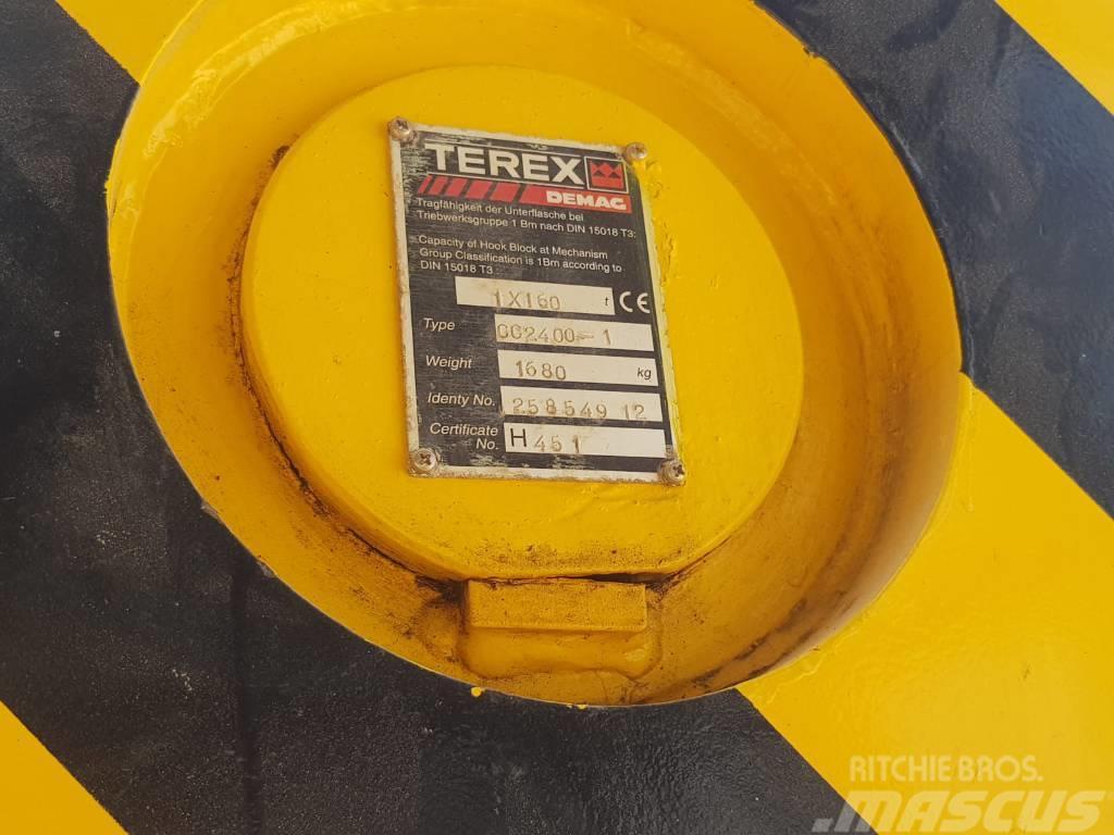 Terex Demag CC2400-1 Paletli vinçler