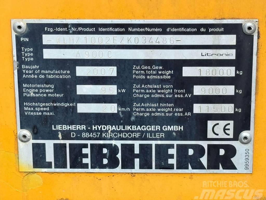 Liebherr A 900 C Litronic Lastik tekerli ekskavatörler