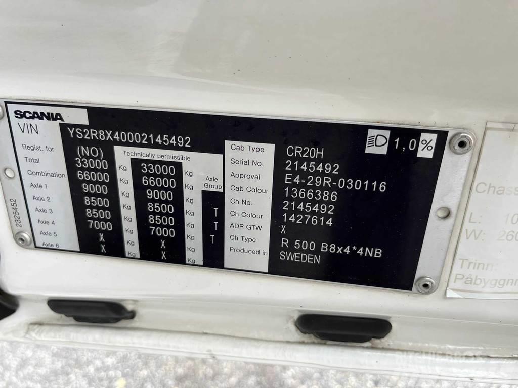 Scania R500 8X4*4 EURO 6 + RETARDER Çekiciler