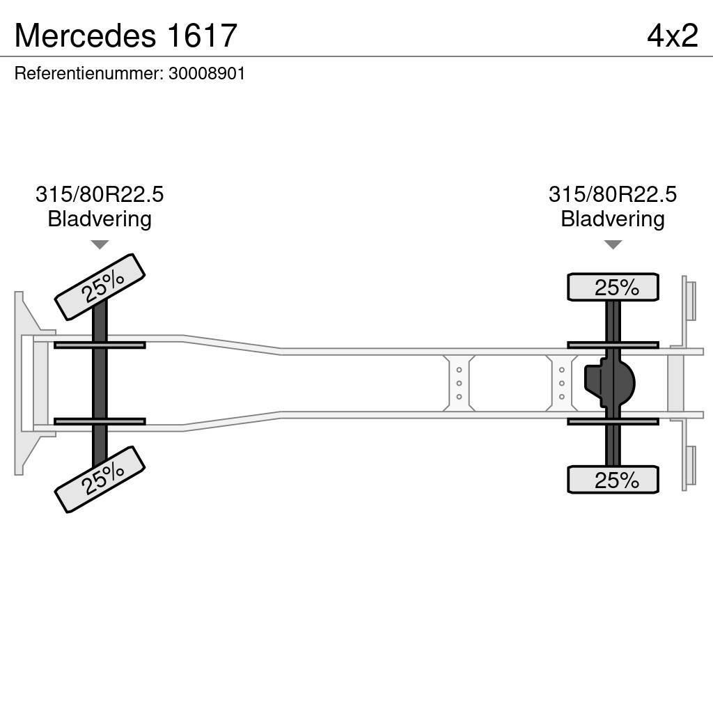 Mercedes-Benz 1617 Damperli kamyonlar
