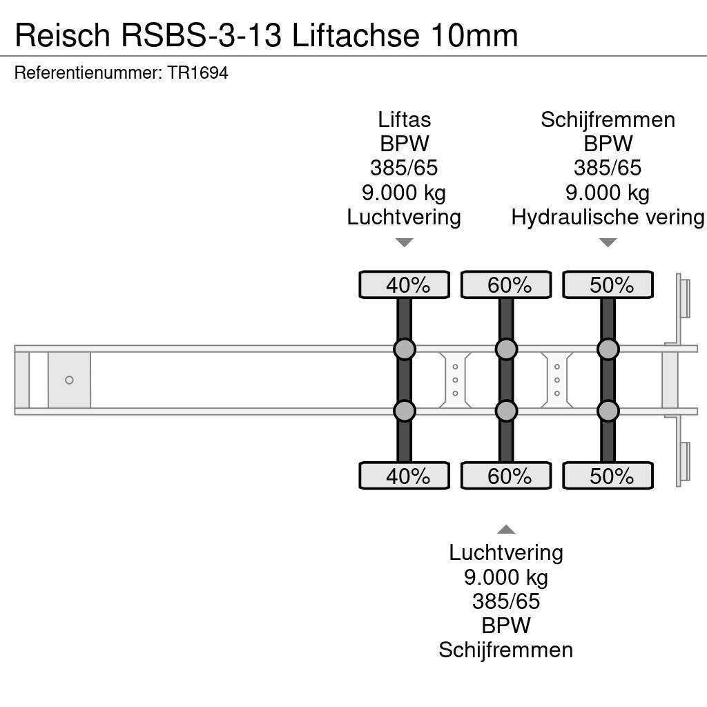 Reisch RSBS-3-13 Liftachse 10mm Kayar zemin yarı römorklar