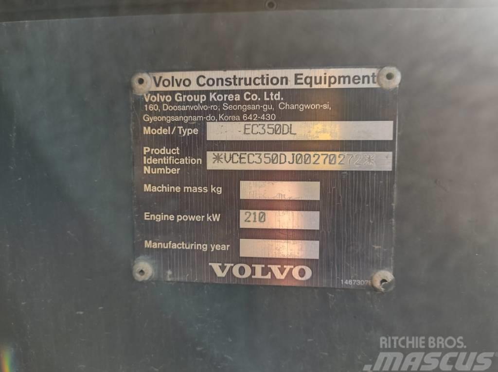 Volvo EC350DL Paletli ekskavatörler