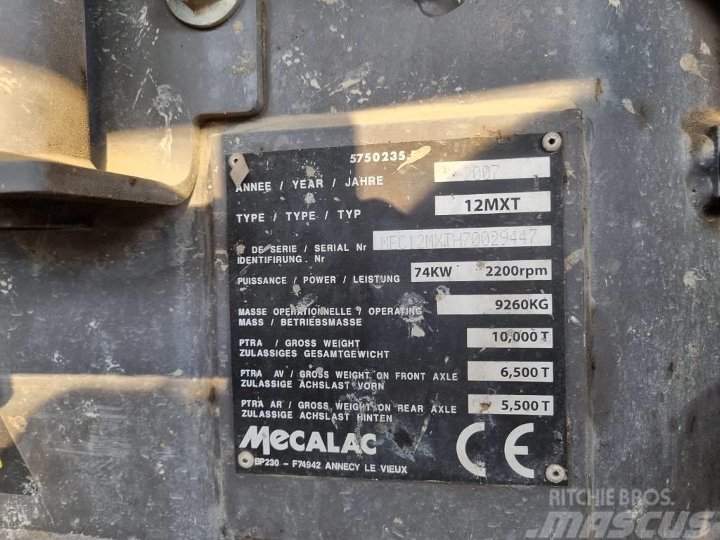 Mecalac 12 M XT Lastik tekerli ekskavatörler