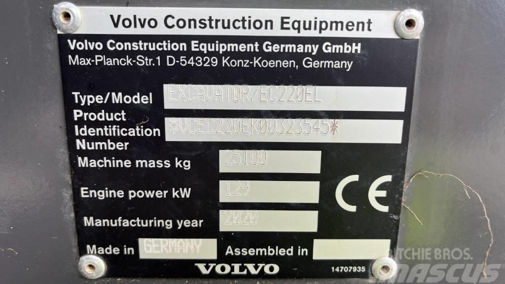 Volvo EC220EL Paletli ekskavatörler