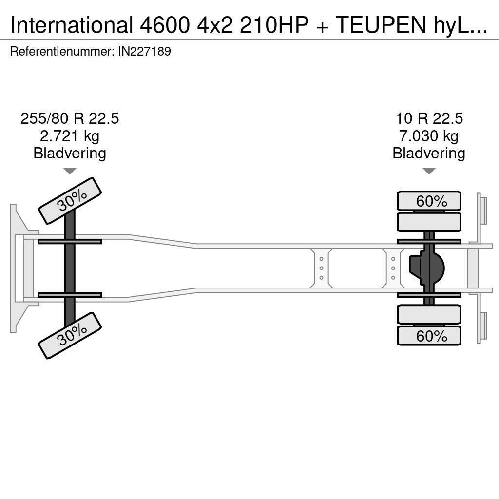 International 4600 4x2 210HP + TEUPEN hyLIFT Araç üstü platformlar