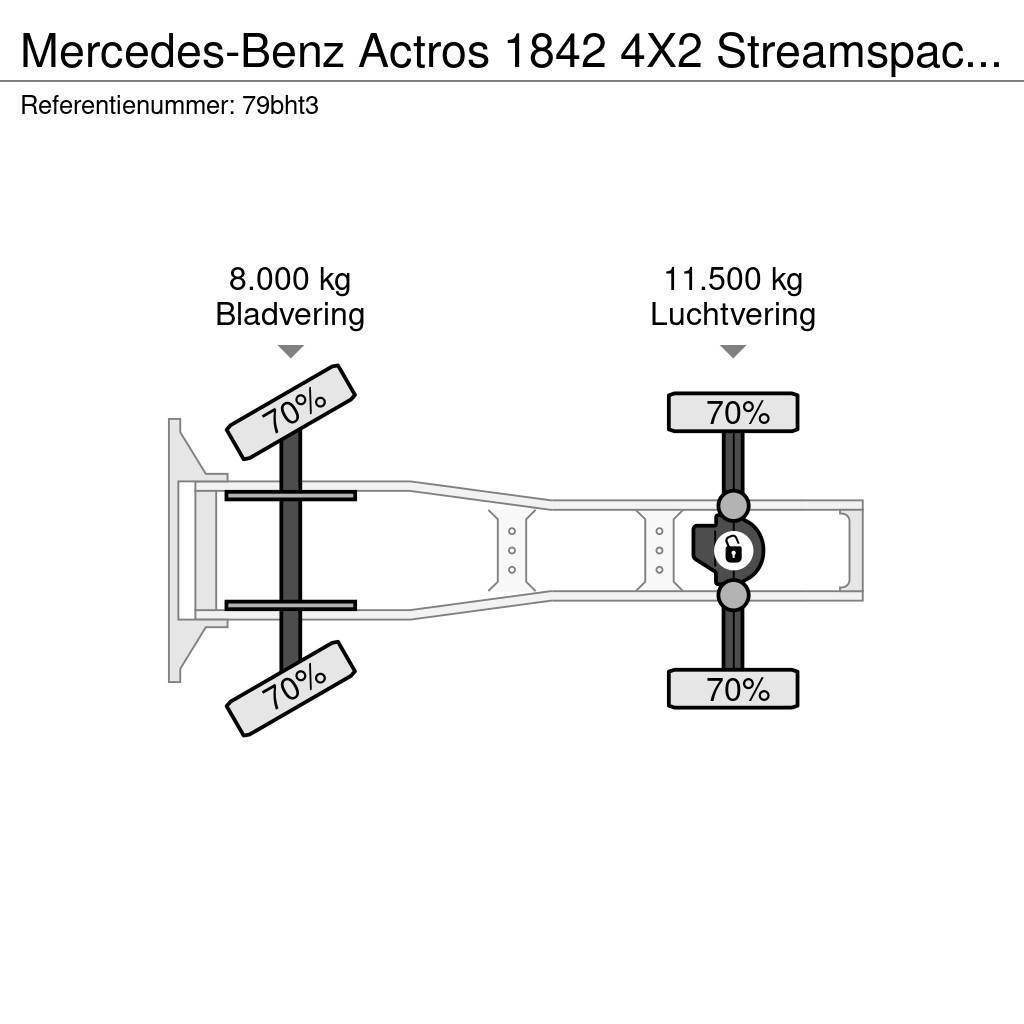 Mercedes-Benz Actros 1842 4X2 Streamspace NL Truck Side skirts 8 Çekiciler