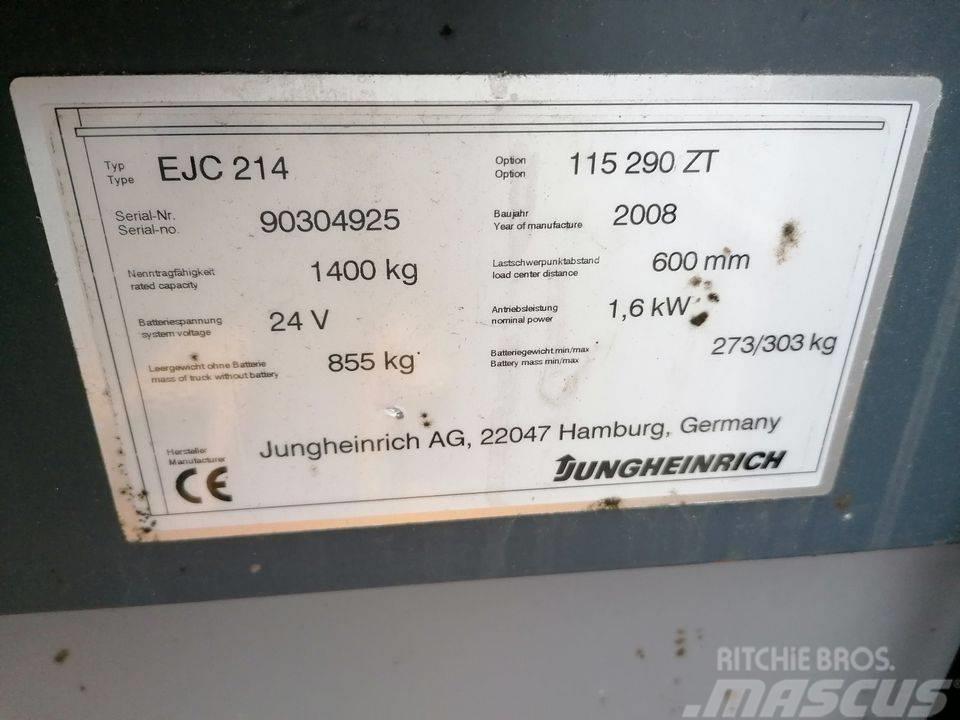 Jungheinrich EJC 214 Yaya kumandali istif makinasi