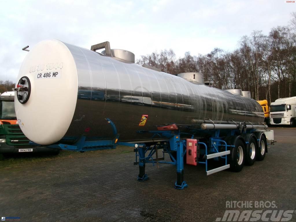 Magyar Chemical ACID tank inox L10BN 20.5 m3 / 1 comp Tanker yari çekiciler
