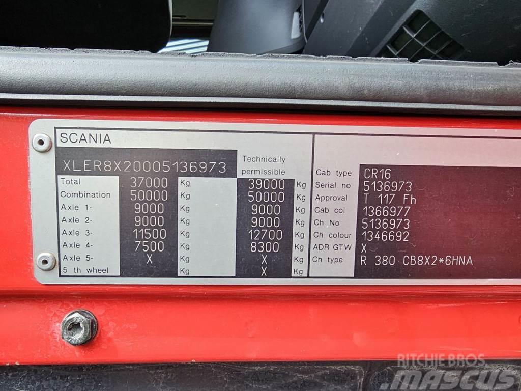 Scania R380 8x2 / PALFINGER PK 85002 CRANE - KRAN - GRUA Araç üzeri vinçler