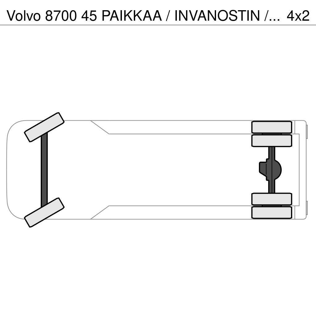 Volvo 8700 45 PAIKKAA / INVANOSTIN / EURO 5 Sehirlerarasi otobüsler