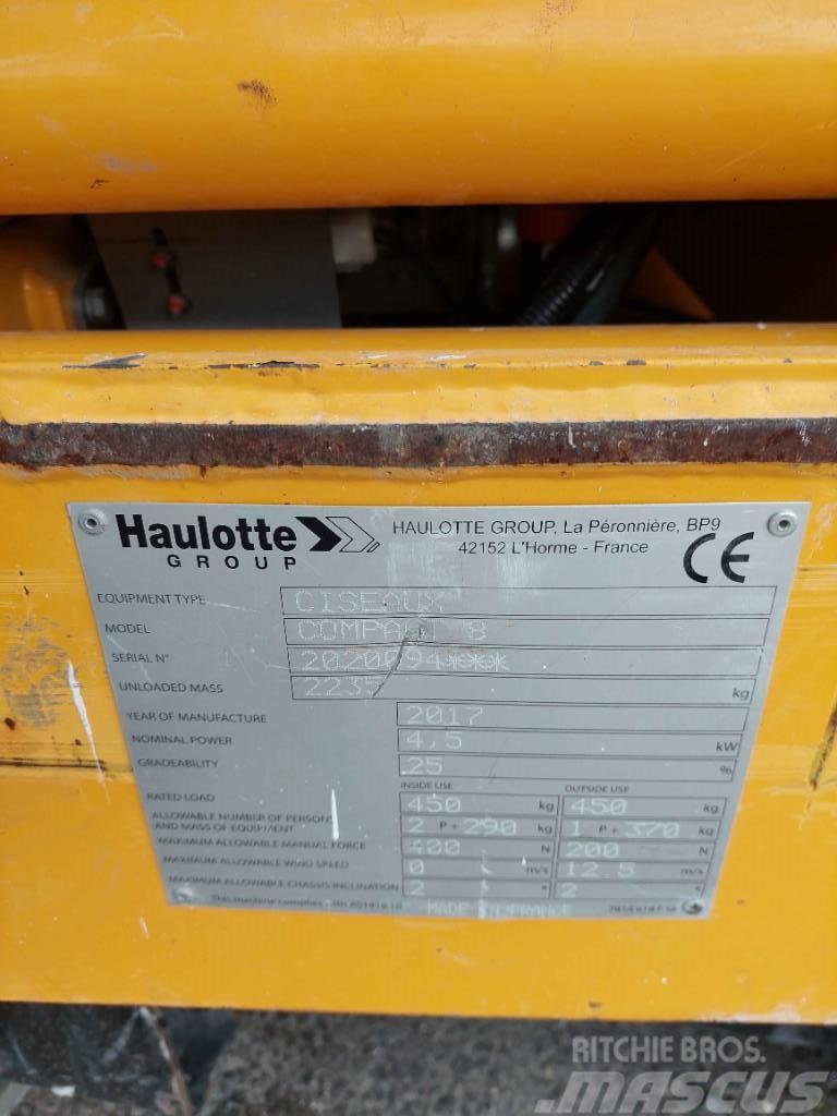 Haulotte Compact 8 Körüklü personel platformları
