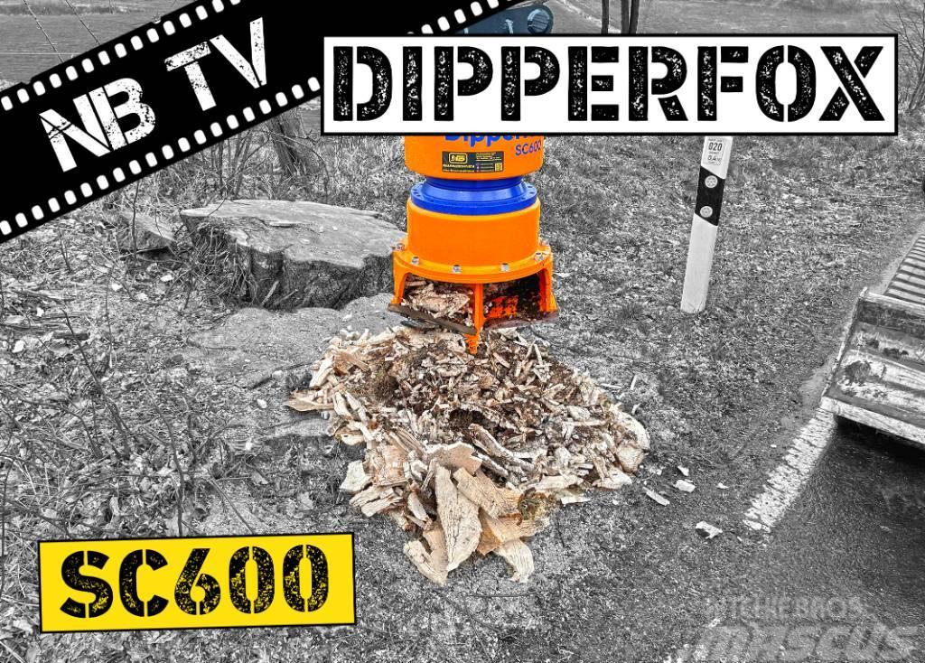 Dipperfox Baumstumpffräse SC600 -  60 Stümpfe pro Stump grinders