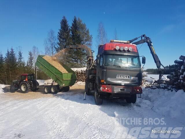 Heinola 1310 RML -Chipper:  SISU 18/630 6x4 -Truck Ağaç öğütücüler