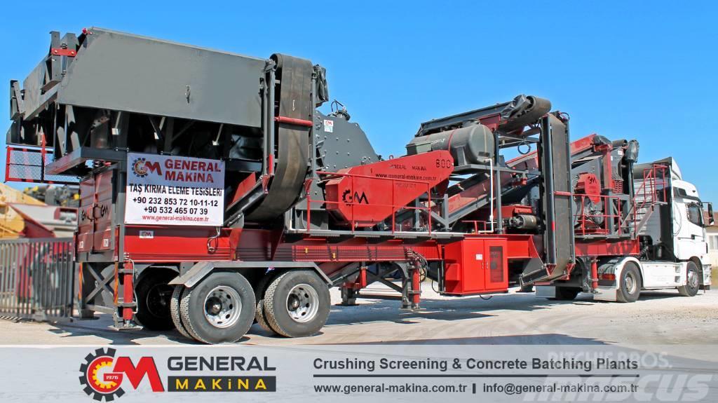  General Mobile Crusher Plant 800 Gezer kırıcılar