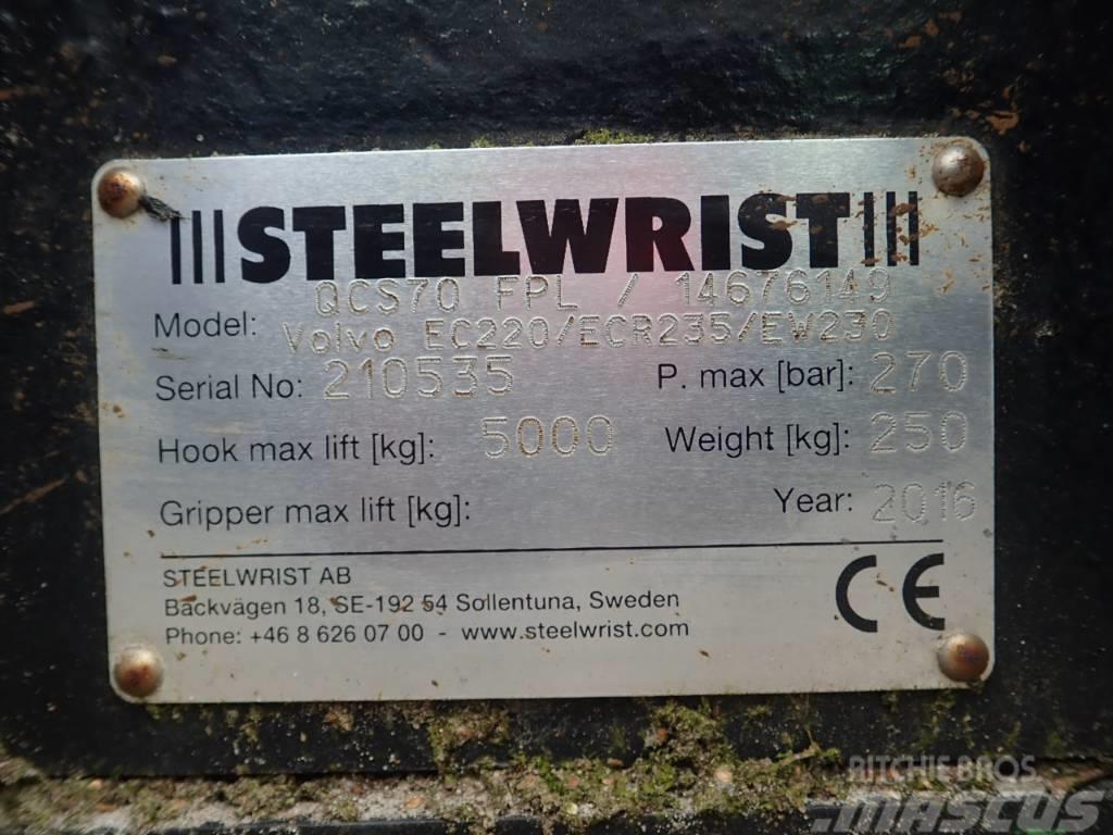 Steelwrist hydr. Schnellwechsler S70 mit Lasthaken passend fü Quick connectors